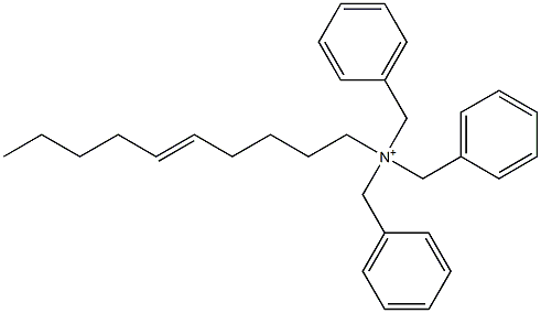 (5-Decenyl)tribenzylaminium Structure