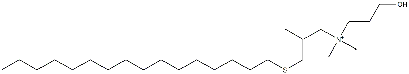 3-Hexadecylthio-2-methyl-N,N-dimethyl-N-(3-hydroxypropyl)-1-propanaminium