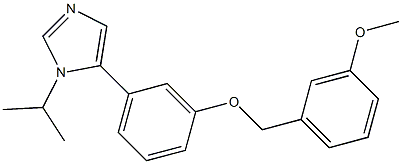  1-Isopropyl-5-[3-(3-methoxybenzyloxy)phenyl]-1H-imidazole