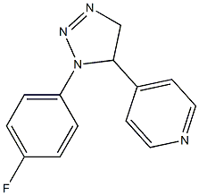 1-(4-Fluorophenyl)-5-(4-pyridyl)-4,5-dihydro-1H-1,2,3-triazole