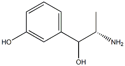 (2S)-2-Amino-1-(m-hydroxyphenyl)-1-propanol Structure