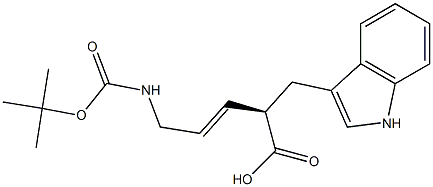 (2R,3E)-2-(1H-Indol-3-ylmethyl)-5-(tert-butoxycarbonylamino)-3-pentenoic acid