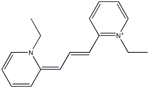  1-Ethyl-2-[3-(1-ethylpyridin-2(1H)-ylidene)-1-propenyl]pyridinium