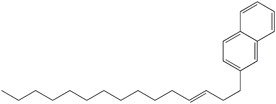 2-(3-Pentadecenyl)naphthalene Struktur