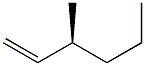 (3S)-3-Methyl-1-hexene Struktur