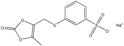  3-[(2-Oxo-5-methyl-1,3-dioxol-4-yl)methylthio]benzenesulfonic acid sodium salt
