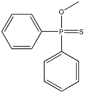  Diphenylphosphinothioic acid O-methyl ester