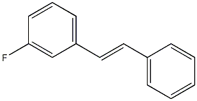 3-フルオロスチルベン 化学構造式