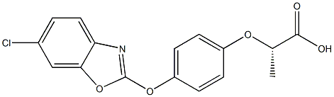 (S)-2-[4-[(6-Chlorobenzoxazol-2-yl)oxy]phenoxy]propionic acid