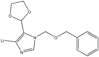 4-Lithio-1-[(benzyloxy)methyl]-5-(1,3-dioxolan-2-yl)-1H-imidazole 结构式
