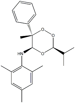  (3S,5R,6S)-3-Isopropyl-5-(mesitylamino)-6-methyl-6-phenyl-1,2,4-trioxane
