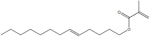Methacrylic acid (5-tridecenyl) ester Structure