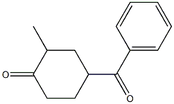 4-Benzoyl-2-methylcyclohexanone Structure