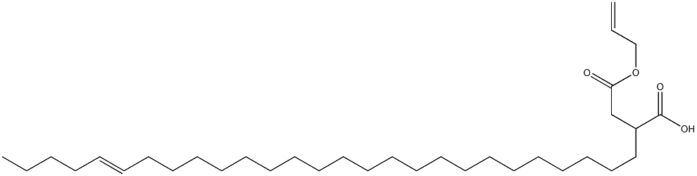 2-(22-Heptacosenyl)succinic acid 1-hydrogen 4-allyl ester 结构式