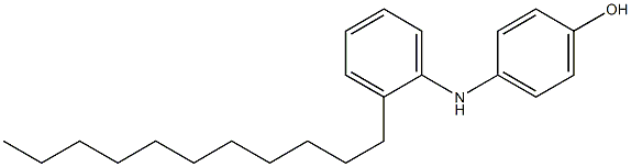 2-ウンデシル[イミノビスベンゼン]-4-オール 化学構造式