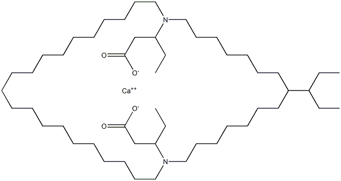 Bis[3-(diundecylamino)valeric acid]calcium salt Structure