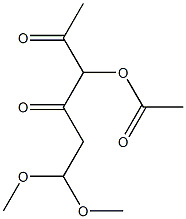 Acetic acid 1-acetyl-4,4-dimethoxy-2-oxobutyl ester