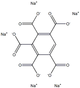 1,2,3,4,5-Benzenepentacarboxylic acid pentasodium salt Structure