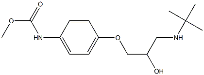  [4-[2-Hydroxy-3-(tert-butylamino)propoxy]phenyl]carbamic acid methyl ester