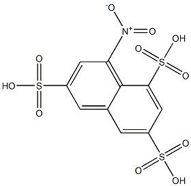1-Nitro-3,6,8-naphthalenetrisulfonic acid Structure