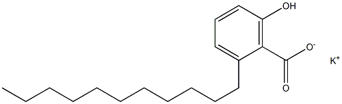 2-Undecyl-6-hydroxybenzoic acid potassium salt Struktur