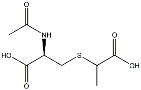 N-Acetyl-S-(1-carboxyethyl)-L-cysteine Struktur