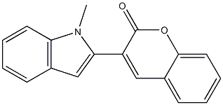 3-(1-Methyl-1H-indol-2-yl)-2H-1-benzopyran-2-one