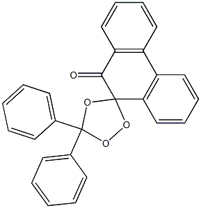 3',3'-Diphenylspiro[phenanthrene-9(10H),5'-[1,2,4]trioxolan]-10-one 结构式