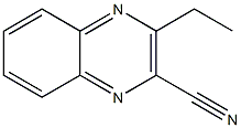 2-Ethylquinoxaline-3-carbonitrile Struktur