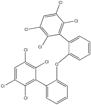 2,3,5,6-Tetrachlorophenylphenyl ether Struktur