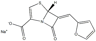 (5R)-7-Oxo-6-[(2-furanyl)methylene]-4-thia-1-azabicyclo[3.2.0]hept-2-ene-2-carboxylic acid sodium salt