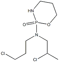 Tetrahydro-2-[N-(2-chloropropyl)-N-(3-chloropropyl)amino]-2H-1,3,2-oxazaphosphorine 2-oxide Structure