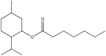  5-Methyl-2-(1-methylethyl)cyclohexanol heptanoate