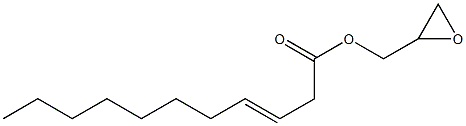 3-Undecenoic acid glycidyl ester Struktur