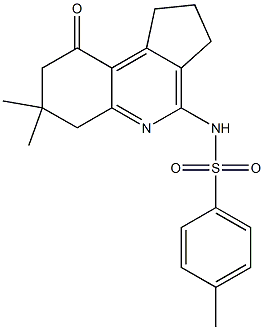 1,2,3,6,7,8-Hexahydro-4-(tosylamino)-7,7-dimethyl-9H-cyclopenta[c]quinolin-9-one