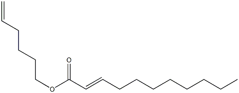 2-Undecenoic acid 5-hexenyl ester Structure