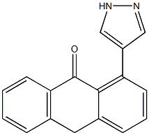 1-(1H-Pyrazol-4-yl)anthrone