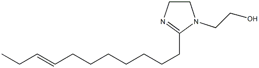 2-(8-Undecenyl)-2-imidazoline-1-ethanol Structure