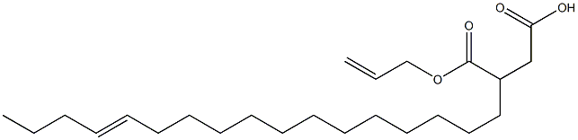 3-(13-Heptadecenyl)succinic acid 1-hydrogen 4-allyl ester 结构式