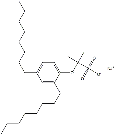 2-(2,4-Dioctylphenoxy)propane-2-sulfonic acid sodium salt|