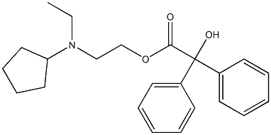 Benzilic acid 2-(cyclopentylethylamino)ethyl ester