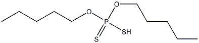 Dithiophosphoric acid O,O-dipentyl ester,,结构式