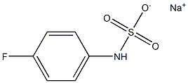 (4-Fluorophenyl)sulfamic acid sodium salt Structure