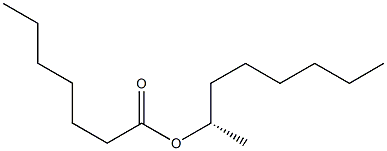 (+)-Heptanoic acid (S)-1-methylheptyl ester 结构式