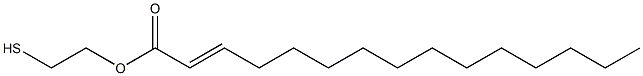 2-Pentadecenoic acid 2-mercaptoethyl ester Structure