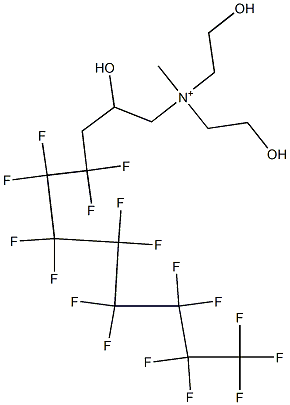 4,4,5,5,6,6,7,7,8,8,9,9,10,10,11,11,11-Heptadecafluoro-2-hydroxy-N,N-bis(2-hydroxyethyl)-N-methyl-1-undecanaminium