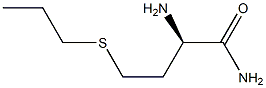 [R,(+)]-2-Amino-4-(propylthio)butyramide Struktur