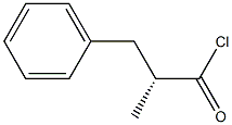 [R,(-)]-2-Benzylpropionic acid chloride Struktur