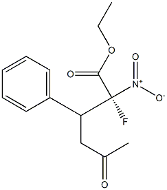 (2R)-2-Fluoro-2-nitro-5-oxo-3-phenylhexanoic acid ethyl ester