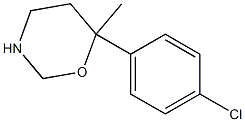 6-(p-Chlorophenyl)-6-methyltetrahydro-2H-1,3-oxazine Structure